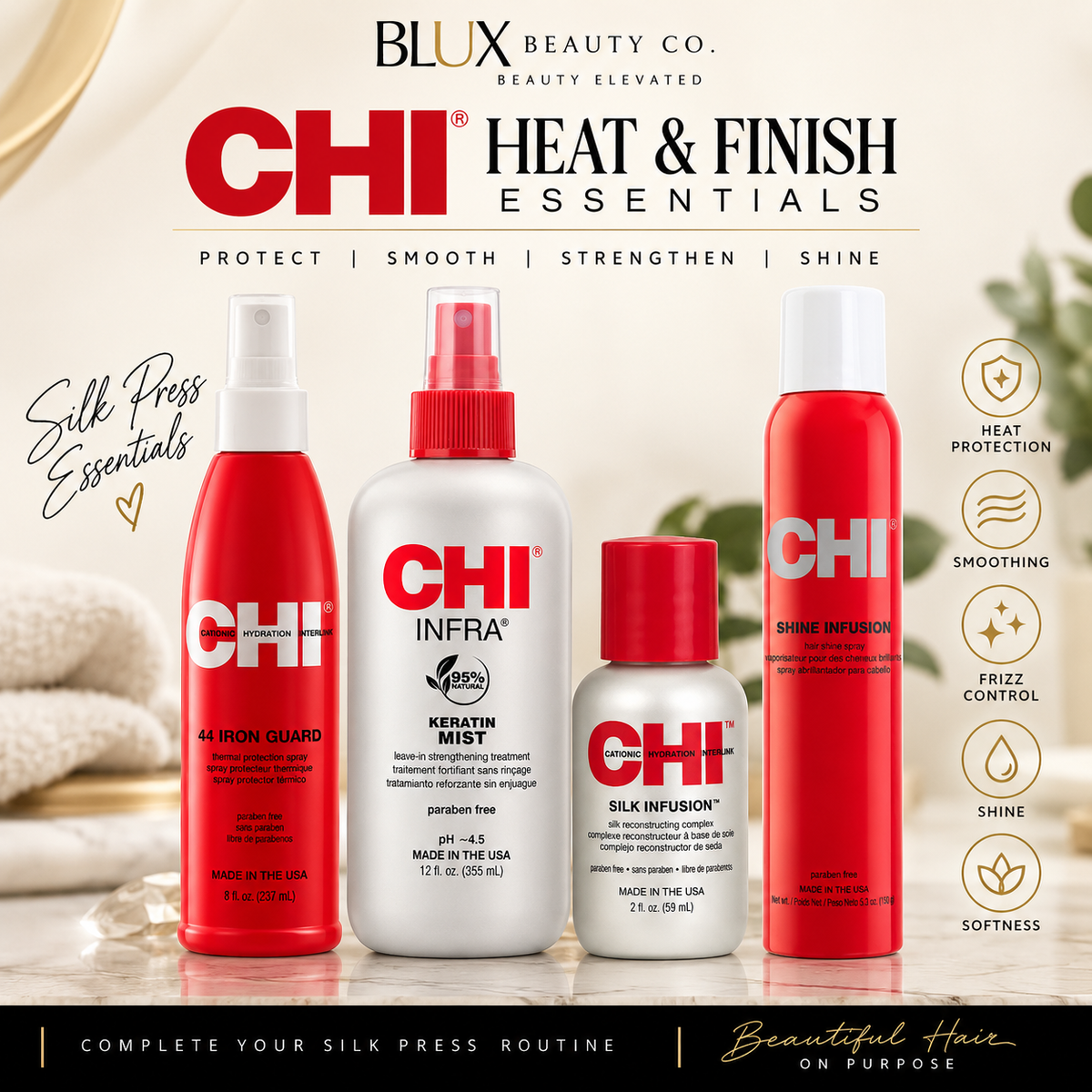 CHI Heat & Finish Essenials