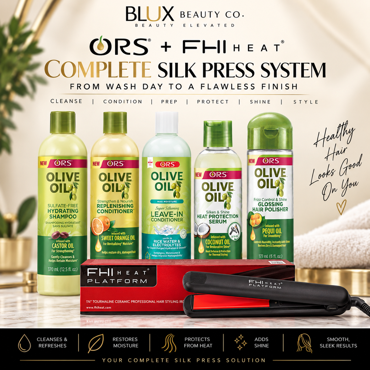ORS + FHI Complete Silk Press System