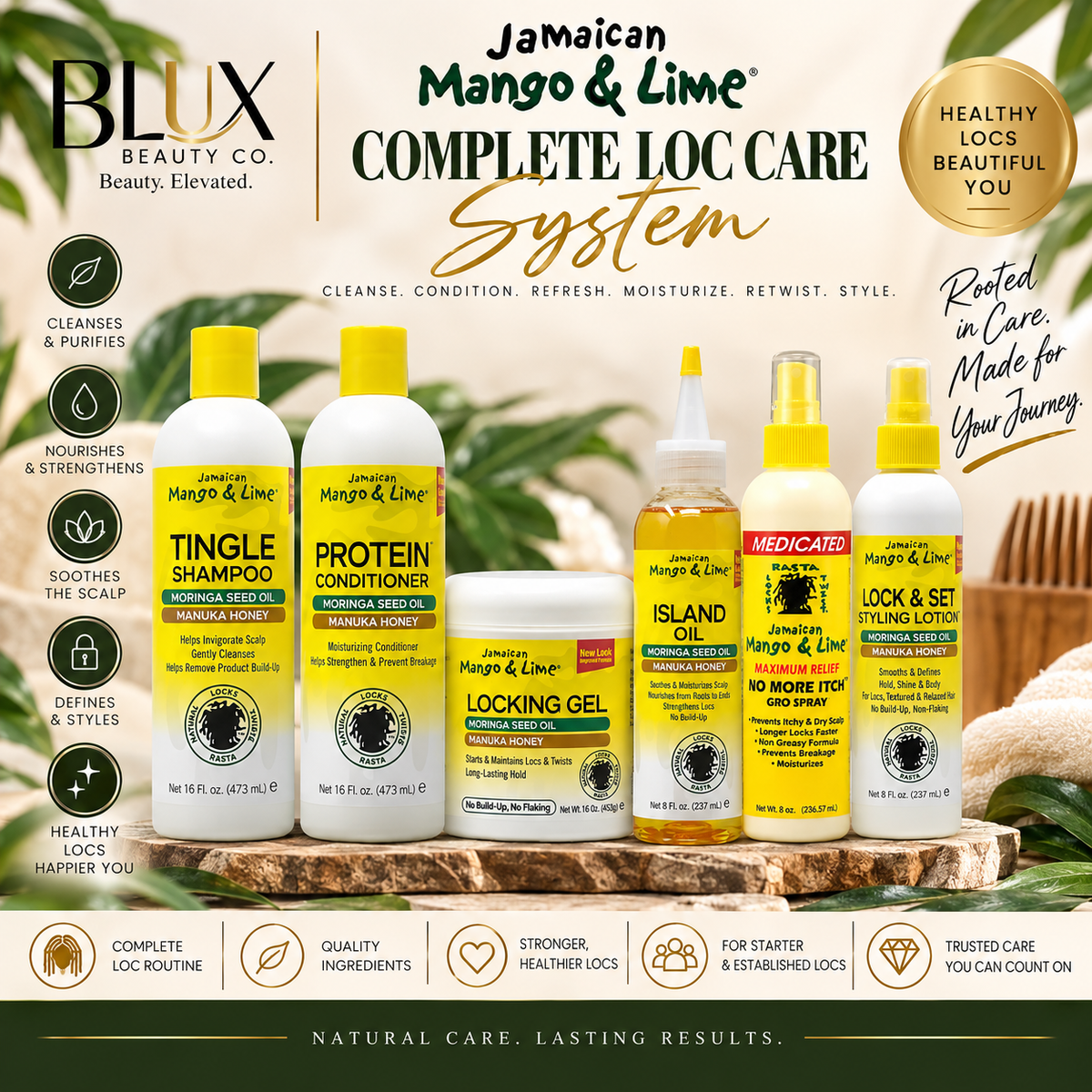 Jamaican Mango & Lime Complete Loc Care System