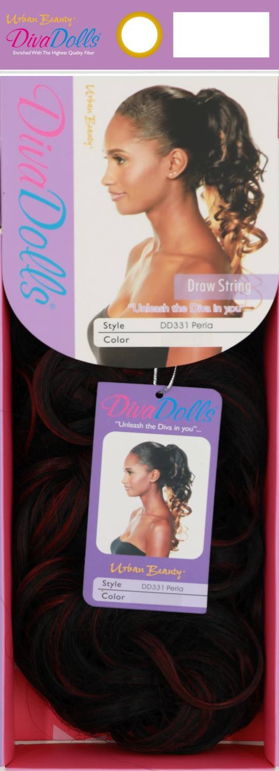 SYNTHETIC DRAW STRING DIVA DOLLS DD331 PERLA COLOR #1B