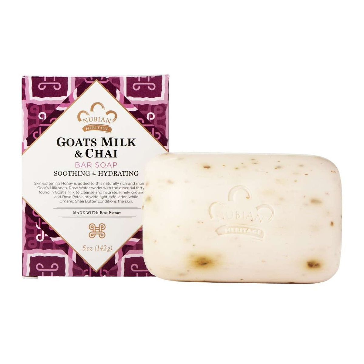 Nubian Heritage Nubian Soap Goats Milk  Chai 5 Oz