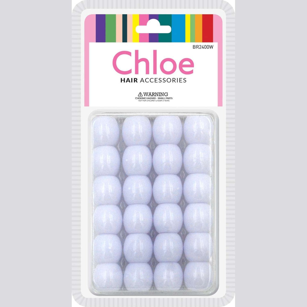 Chloe Bead Round Jumbo White
