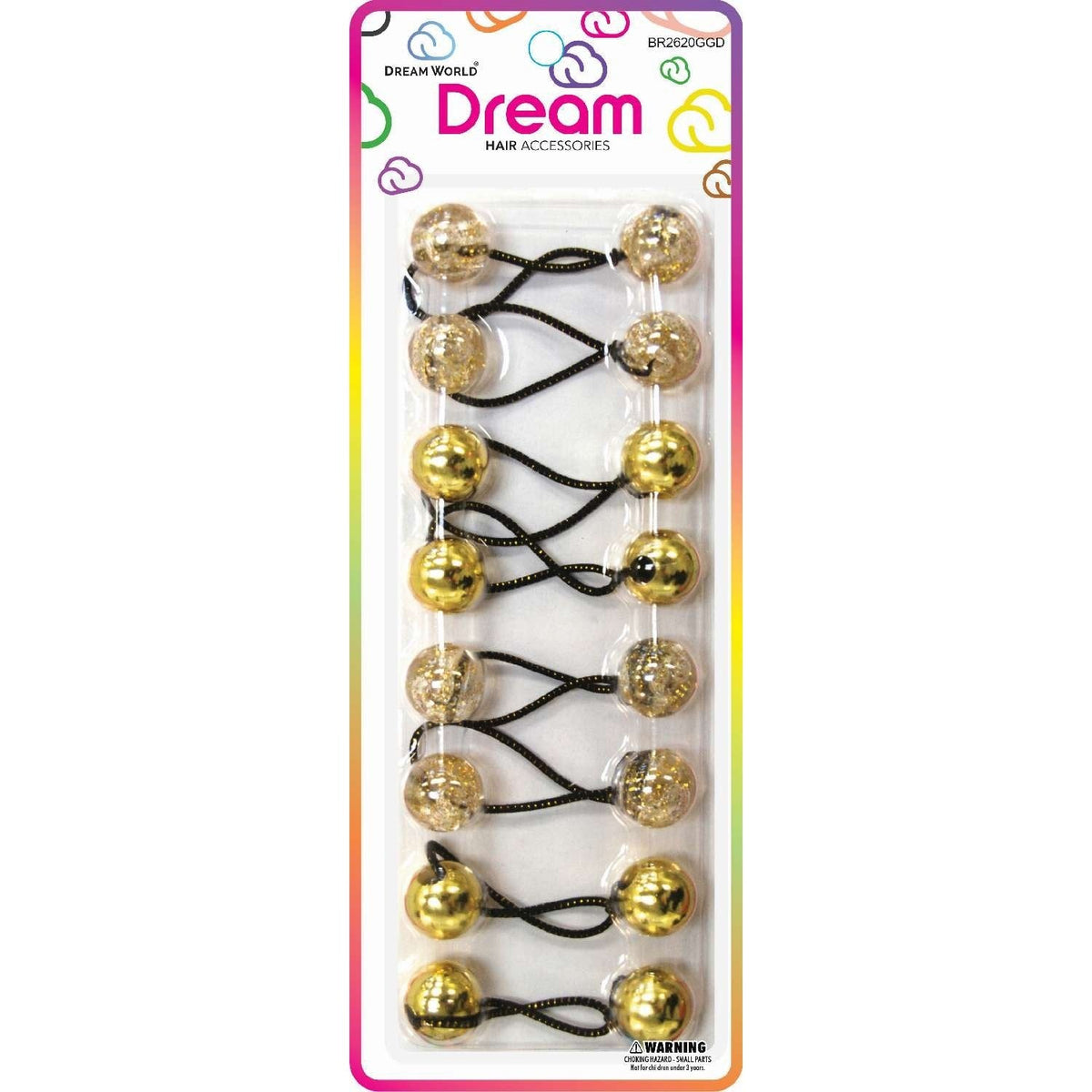 Chloe Bead 2200 Round Glitter Pink Assort