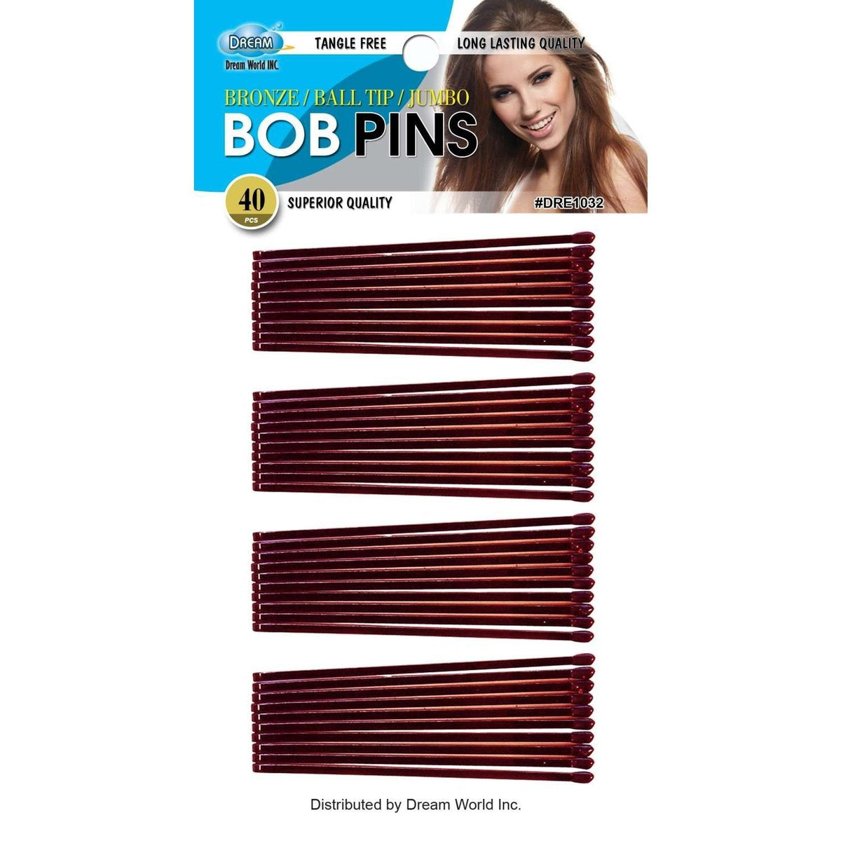 Dream Bobpin Jumbo 36Ct  Bronze