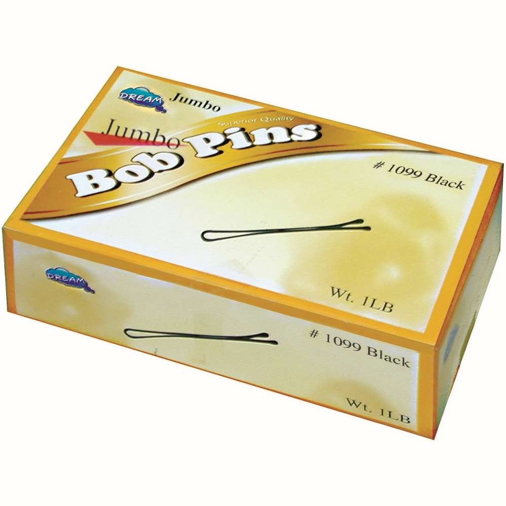 Dream Bobpin Bulk Jumbo 1Lb  Black