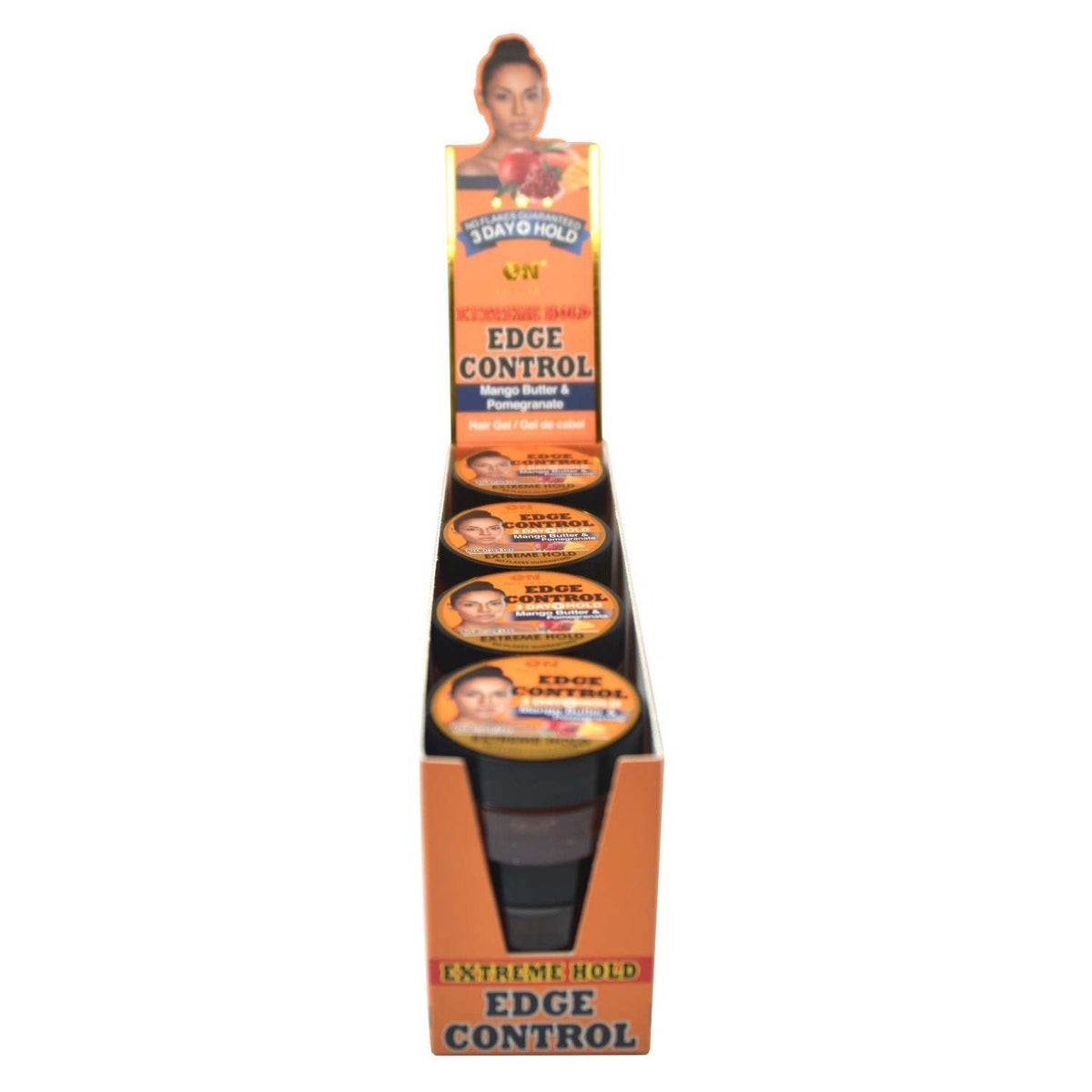 On Natural Edge Control Extreme Hold Hair Gel Mango Butter  Pomegranate